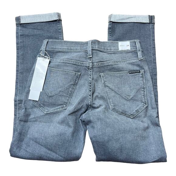 Hudson Jeans NATALIE midrise straight crop roll cuff 24 Adelaide NWT - Picture 5 of 9